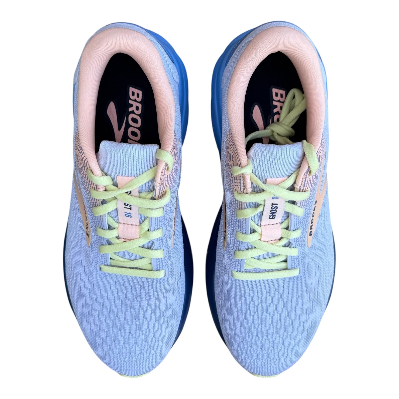 Women's Brooks Ghost 16 Haze/ Blueprint/ Peach 120407 1B 182 Running Shoes
