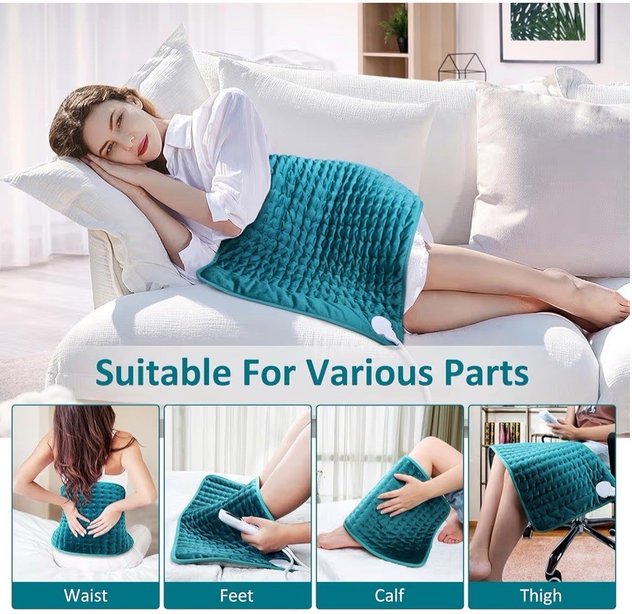 BESIGILA Electric Heating pad for Back/Shoulder/Neck/Leg/Cramps & Arthritis Pain