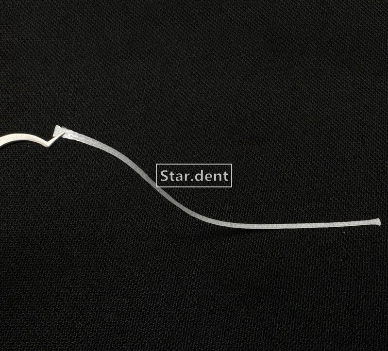 1* Dental Light Cure Bonding Glass Vactrise Flexible Fiber Strip Splint Retainer