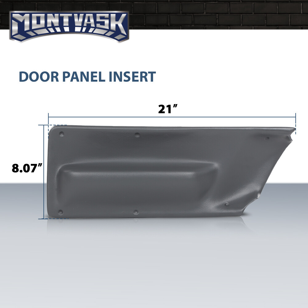 Fit For 2003-2010 Volkswagen New Beetle Convertible Door Panel Insert Gray
