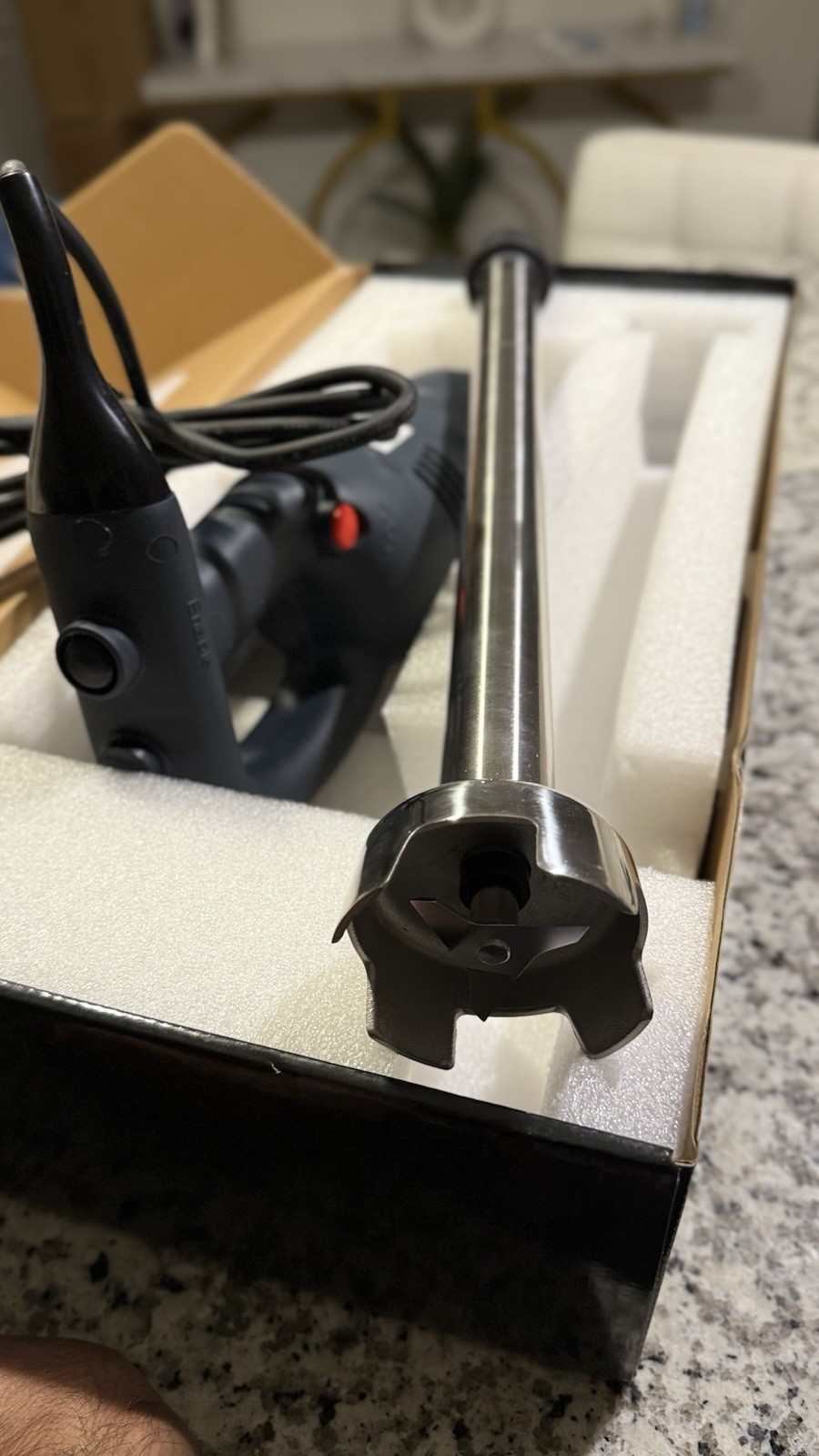 Avamox Commercial Immersion Blender 21” Heavy duty series 1 1/4HP Motor