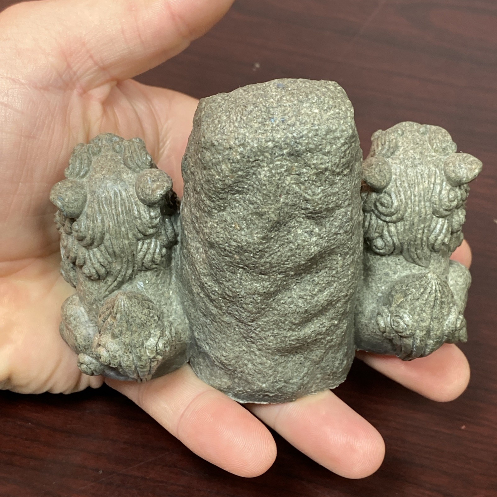 Shisa Ishiganto Lion Dog Statue Traditional Amulet Figure Mini Okinawa Japan