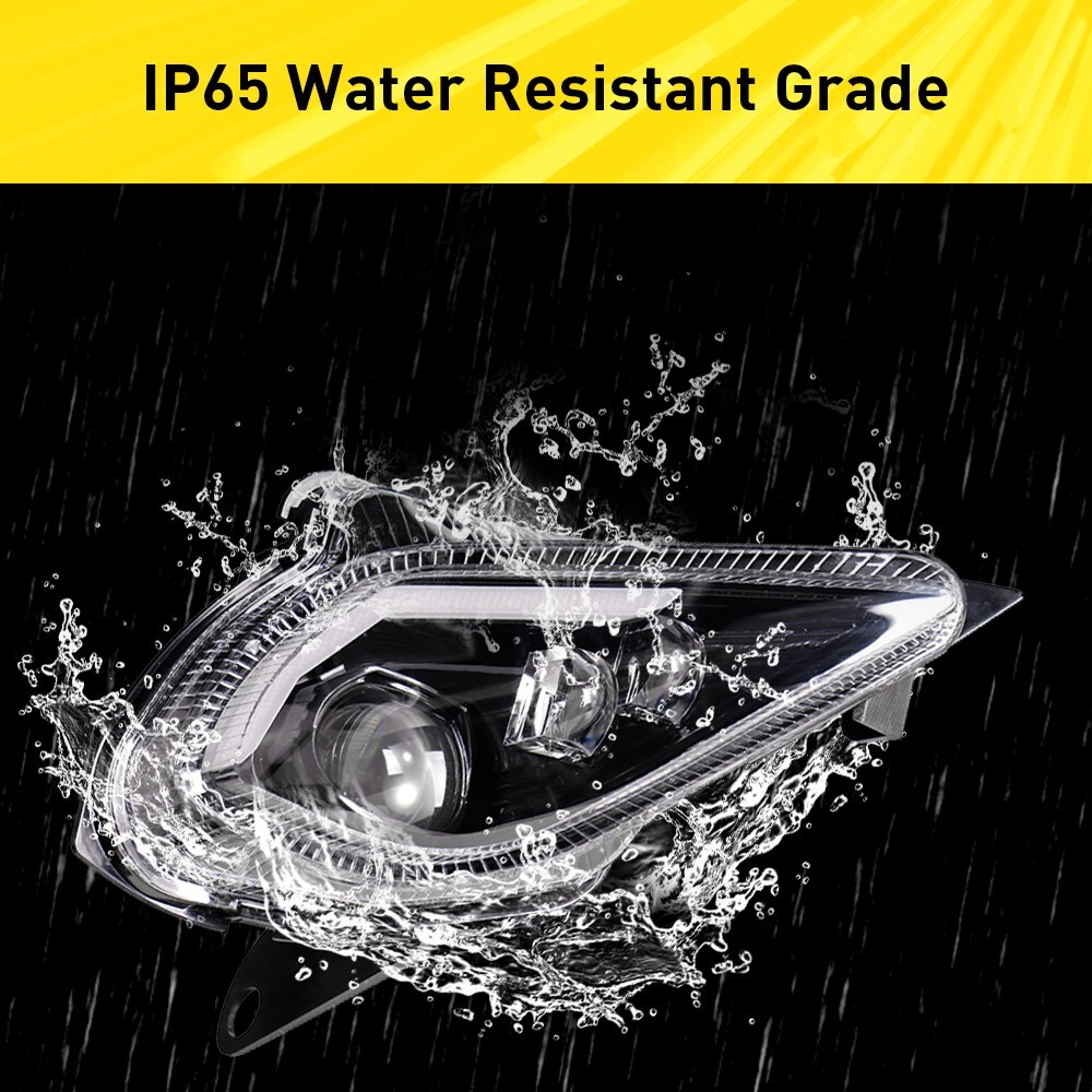 2PCS LED Headlights Head Lamps For Yamaha YFZ 450 Raptor 350 700 700R 2006-2023