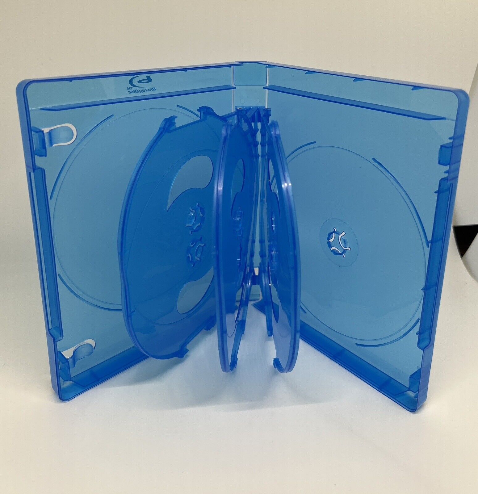 NEW 24MM BLU-RAY 7-DISC CASE WITH BLURAY LOGO, SLEEVE, BRBL2407 (O16F)