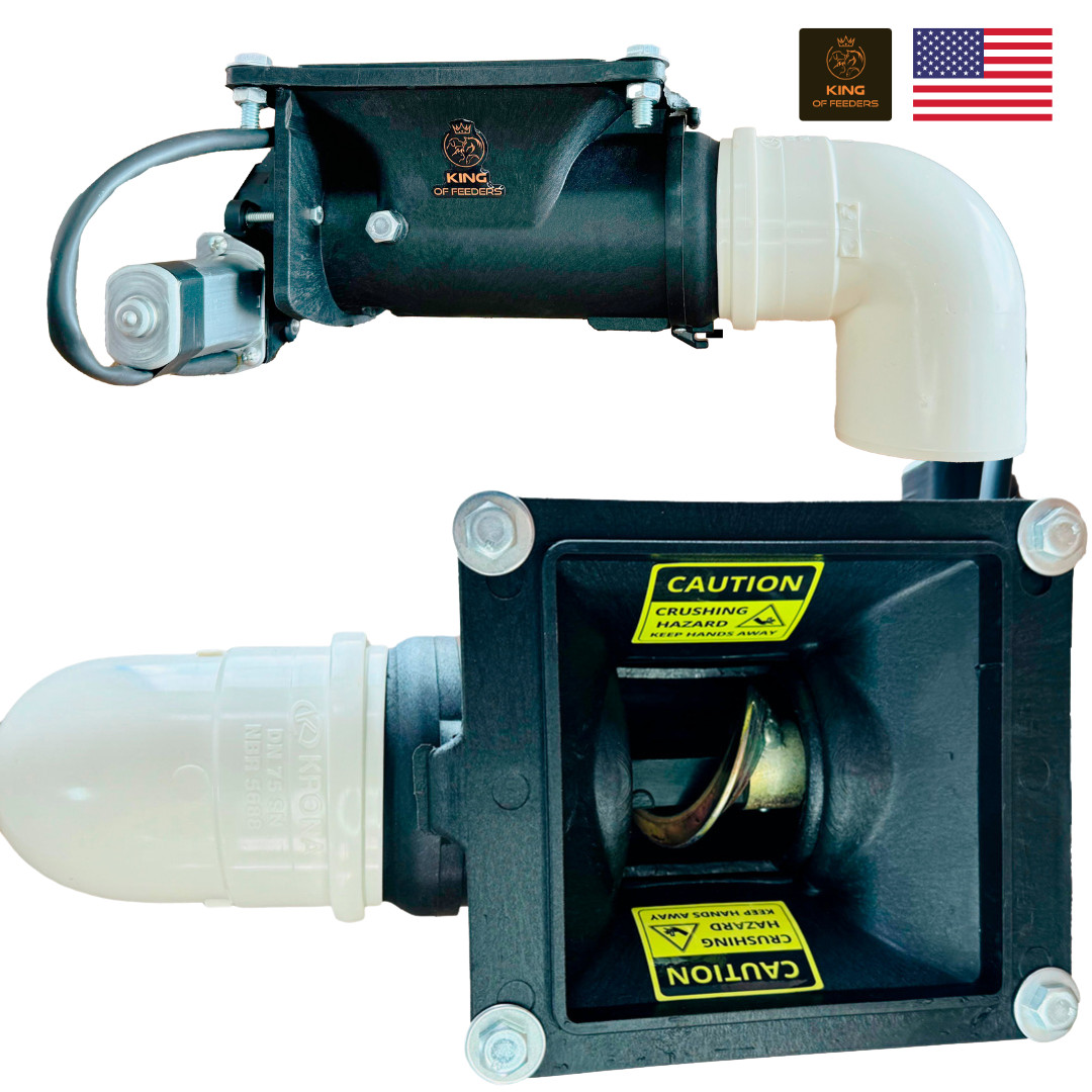 Solar Automatic Feeder, Food Dispenser for Pigs