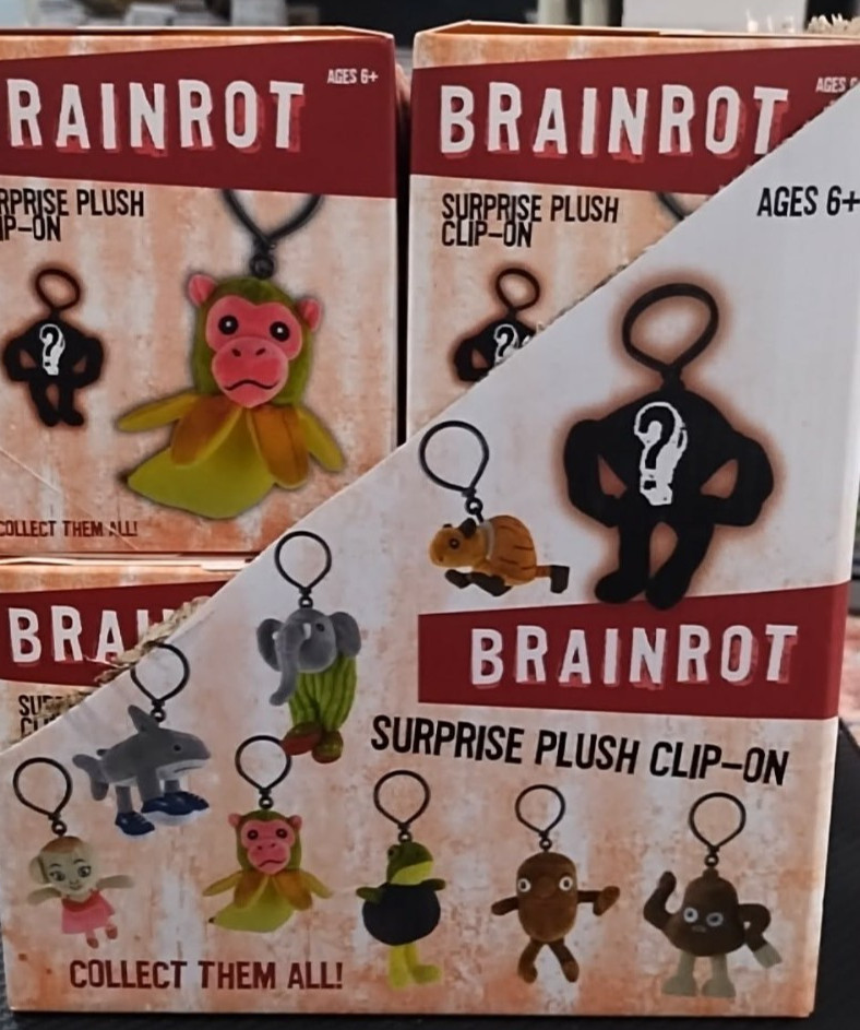 BRAINROT Surprise Plush Clip-On Mystery FULL CASE 12X Brand New UNOPENED 12X