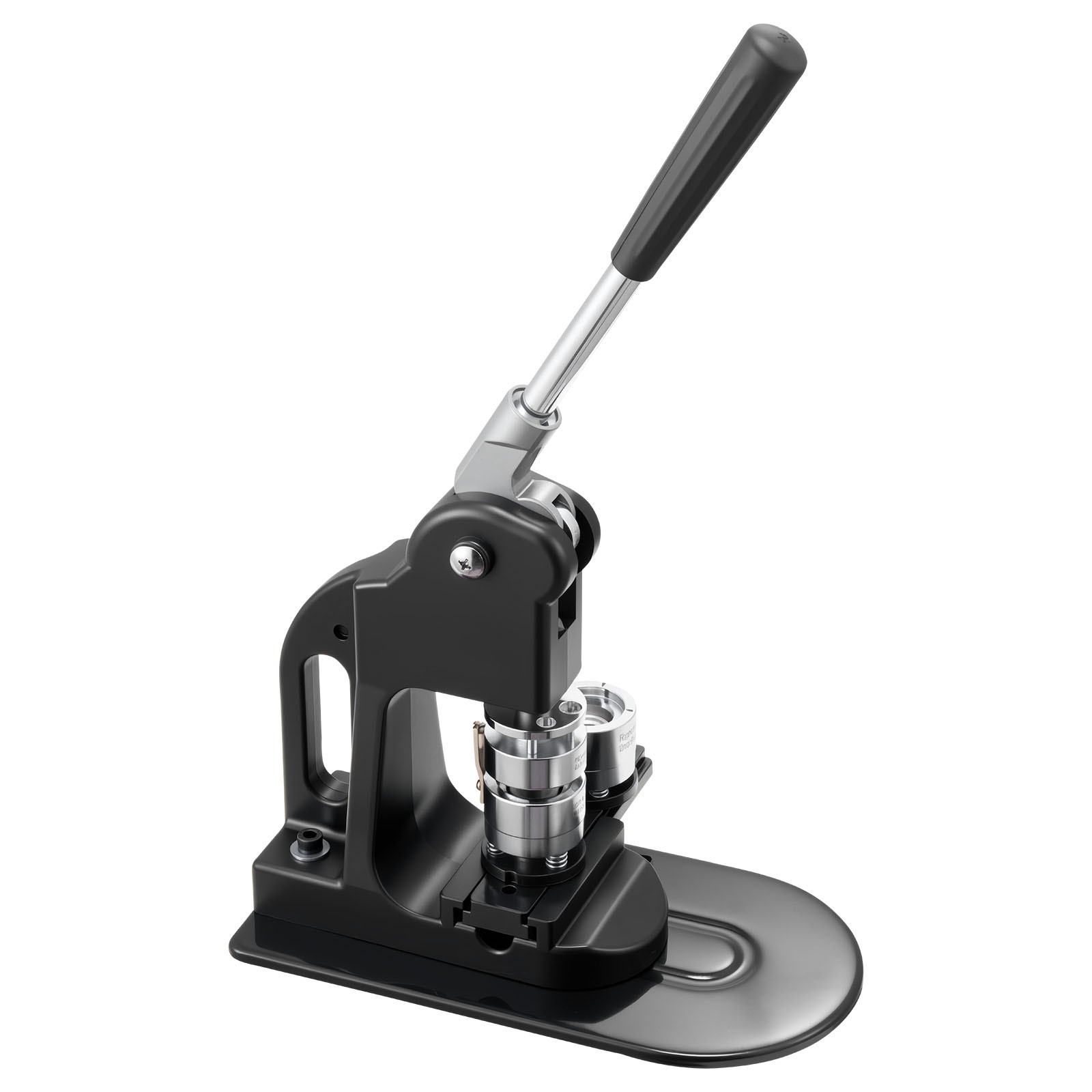 Uimoso Button Maker Machine 1 in with 500pcs Pin Parts Black