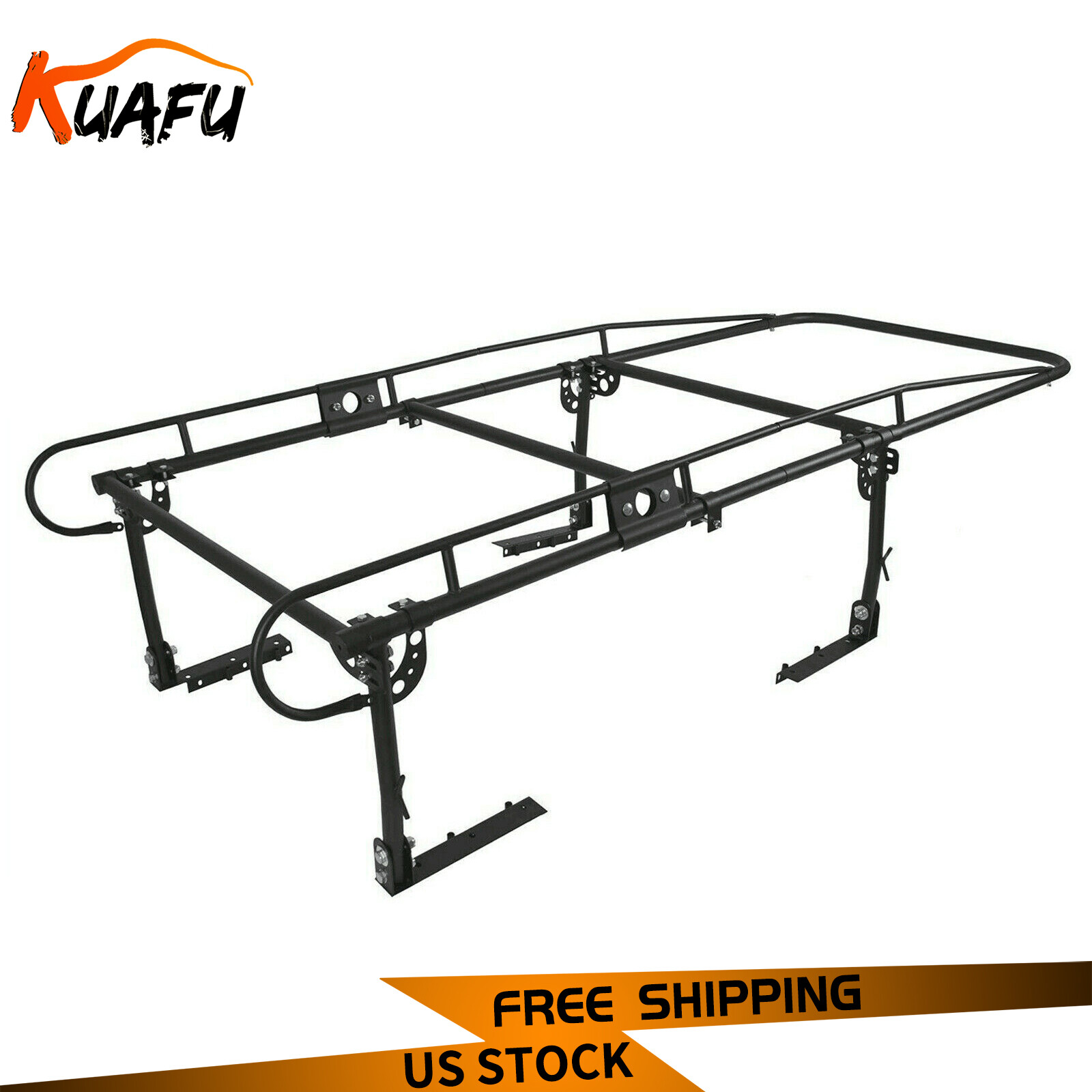 Adjustable Full Size Bed Truck Trunk Ladder Rack Pick Up Lumber Kayak Utility