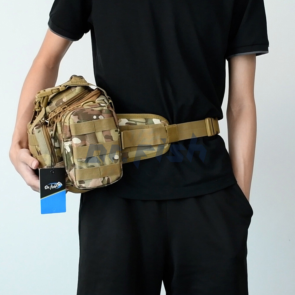 Fishing Tackle Bag Loaded 60pcs Spoon Lure Crankbait 5 Box Storage Mixed Lot US