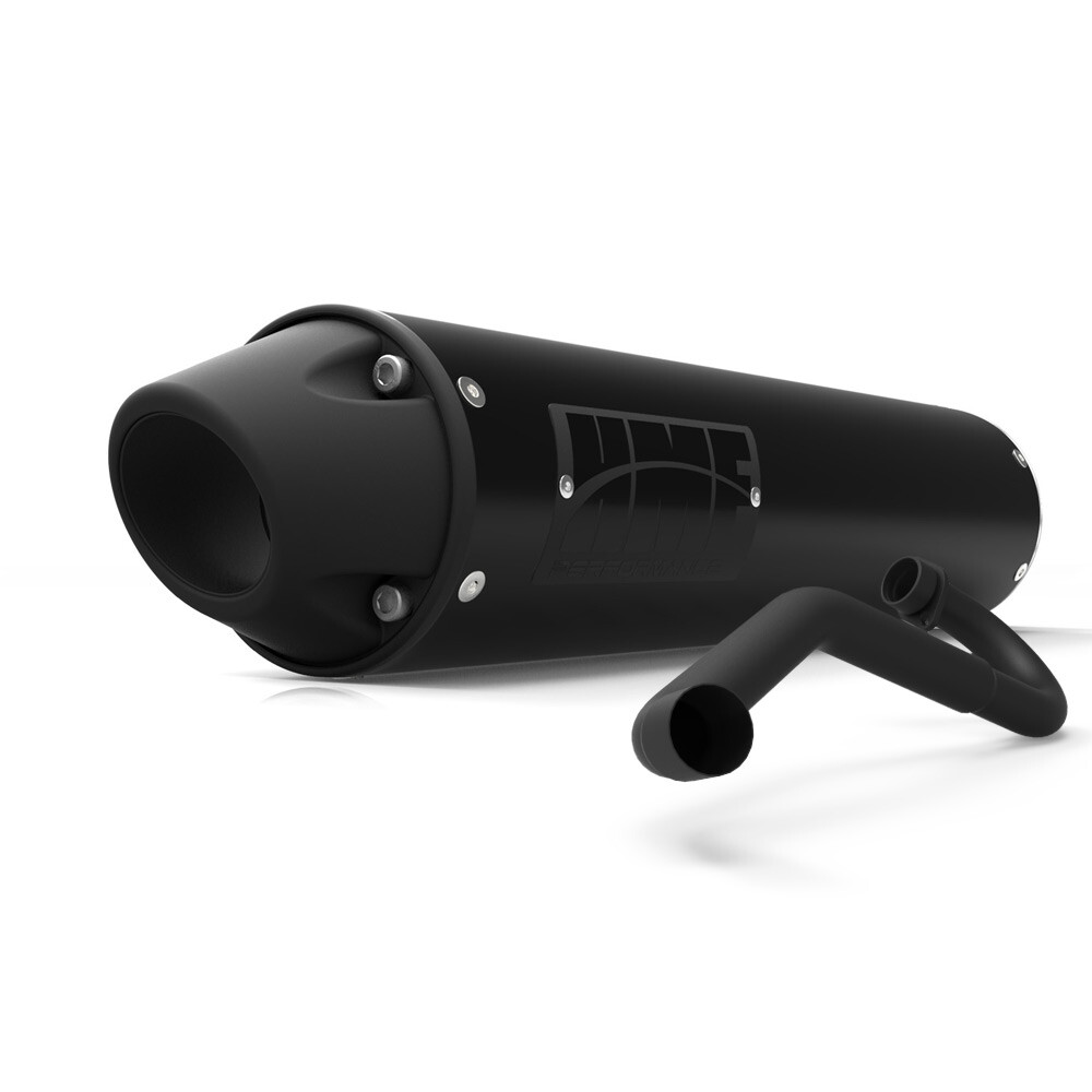 HMF Performance Black Full System Exhaust Blackout Euro Cap Kawasaki KFX 450R