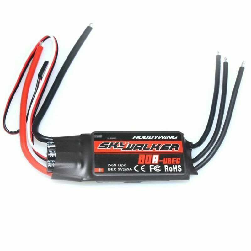 Hobbywing Skywalker 12A 20A 30A 40A 50A 60A 80A 100amp ESC 2-6s w/BEC