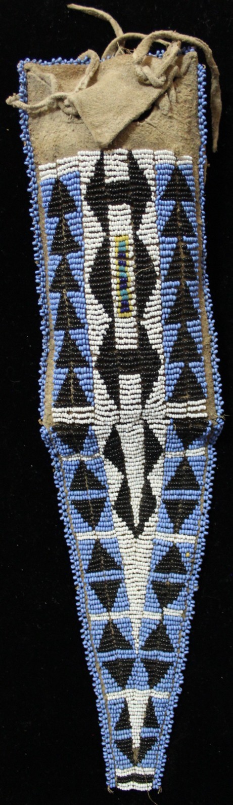 Vintage Beaded Ute Tab Bag