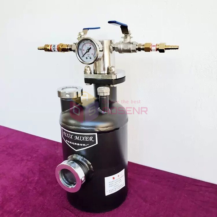 2L Brazing Flux Generator Acetylene Propane Gas Flux Brazing Tank Adjustable