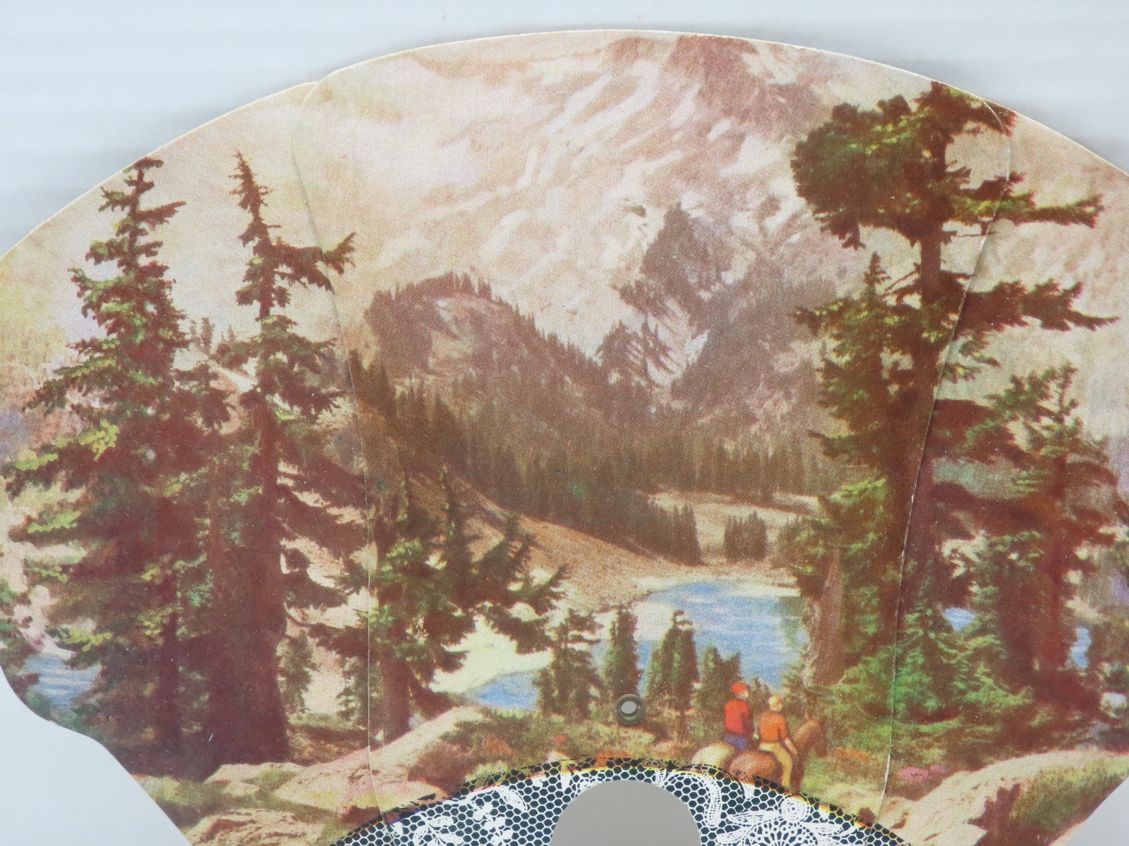 Heidels AG Food Market Vintage Advertising Fold-Out Hand Fan