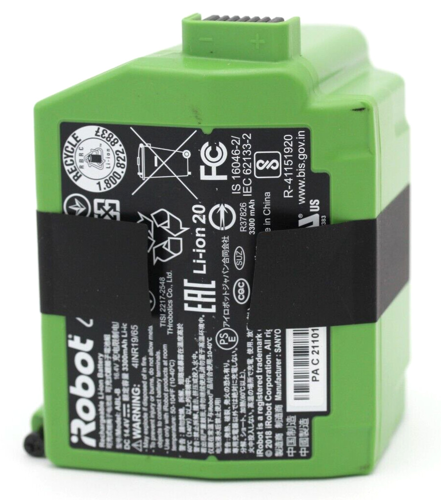 iRobot ABL-B 14.4V 3300mAh Li-ion 48Wh Replacement Roomba Battery 4INR19/65-2