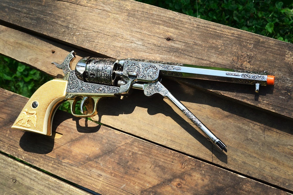 Colt M1851 Navy Revolver Pistol - Civil War - 1851 - Wild West - Denix Replica