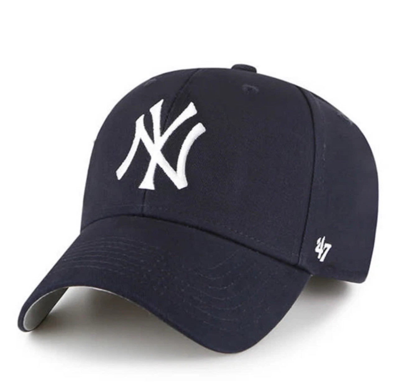 Youth New York Yankees Hat 47 Brand MVP Adjustable Kids MLB Baseball Cap Navy