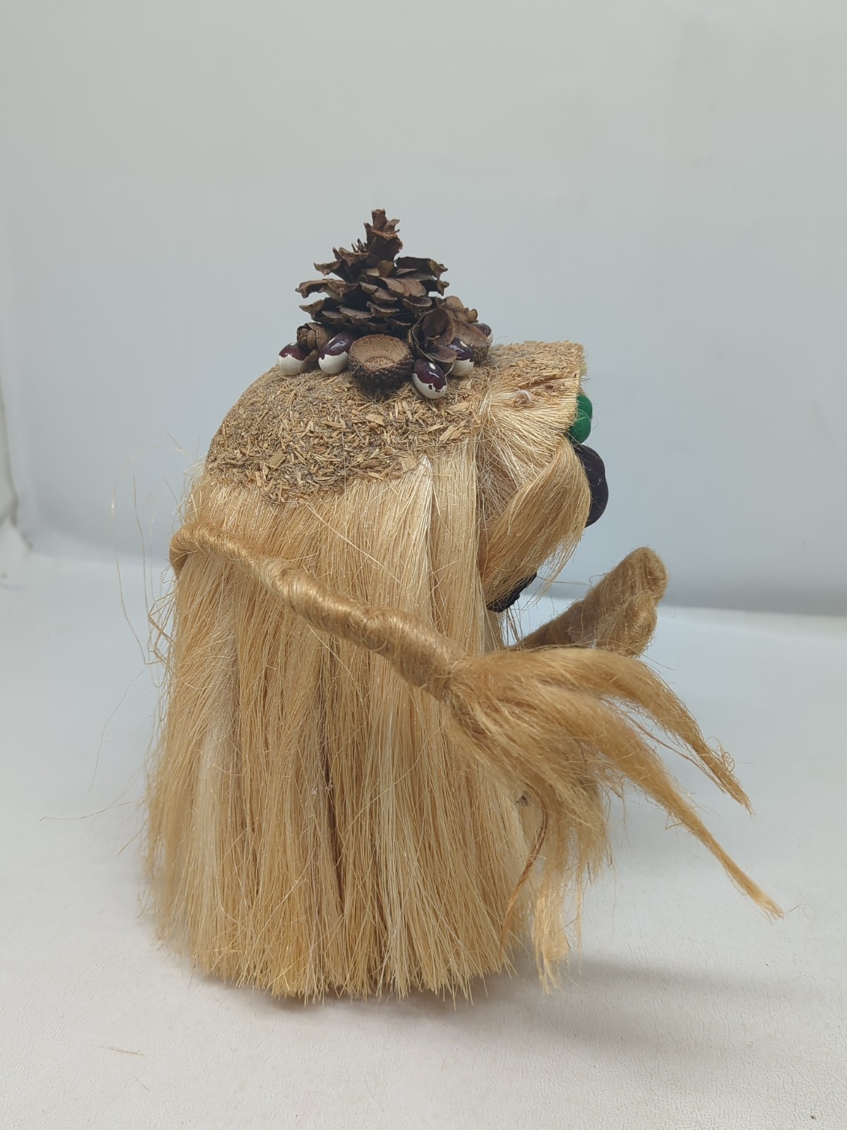 Ken Arensbak Troll Forest VTG 1970s 5 Arts Studio Folk Art Pinecone Hat 8" Tall