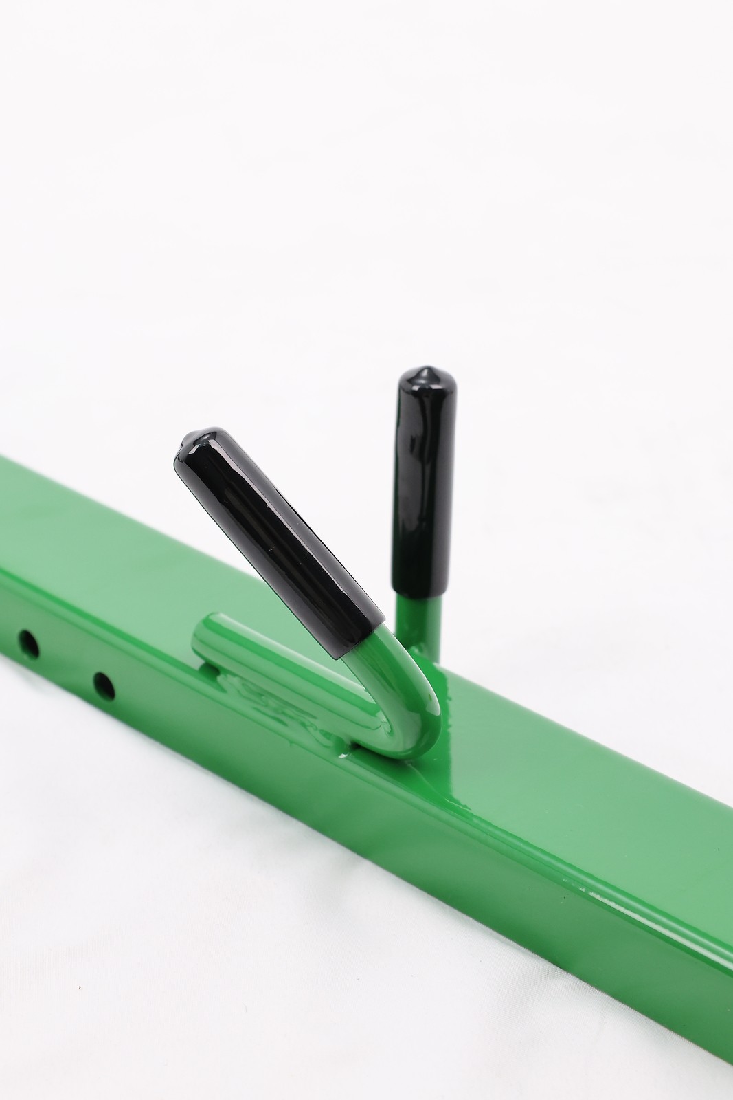 GREEN 3 Place Weedeater Trimmer Racks For OPEN Landscape Truck&Trailer w/ Lock