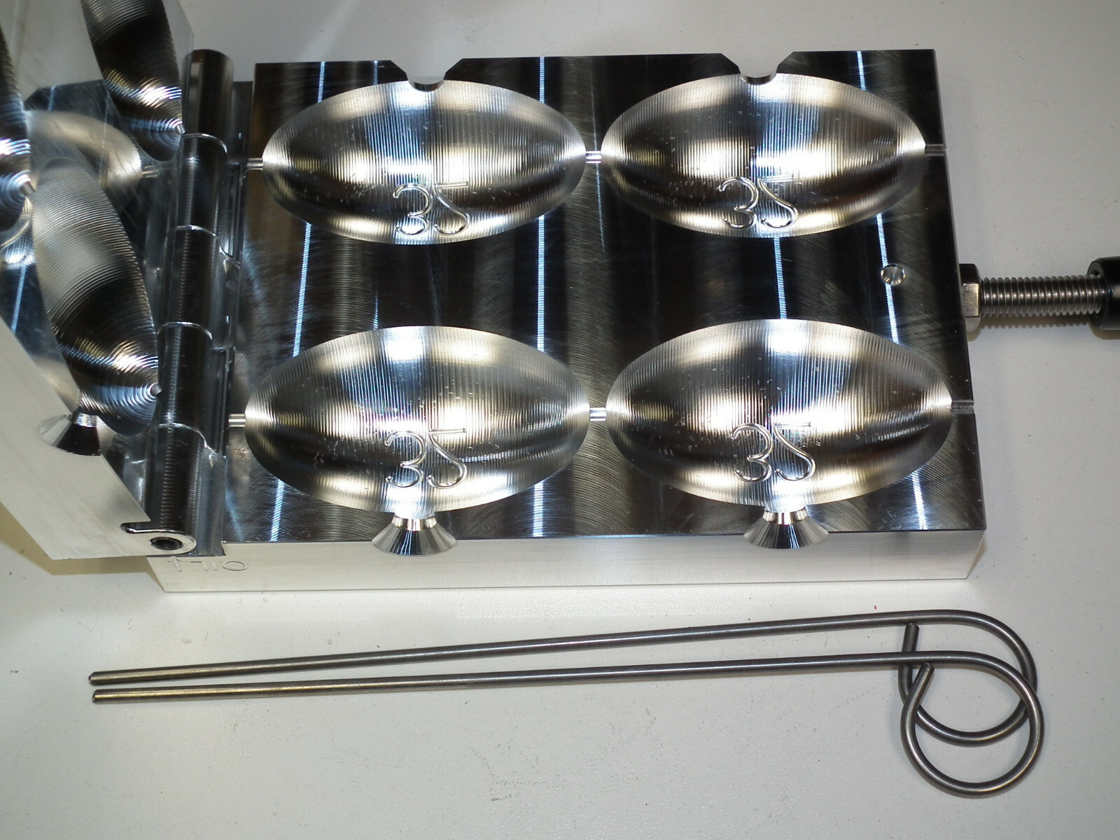 Egg Slip Sinker Multi Cavity Production molds 1/8 to 32oz Choose Size USA 3RD