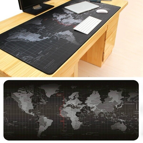 Extended Large High-Performance Anti-Fray Gaming Mouse Pad Computer Keyboard Mat
