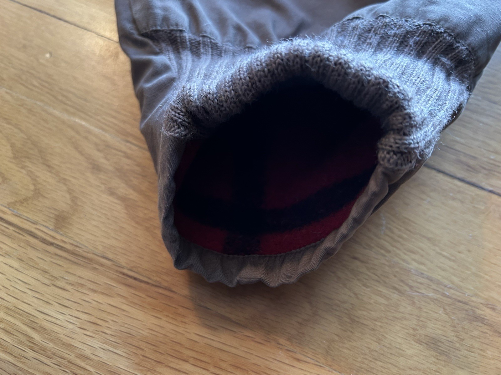 Vintage Goose Down Quilted Winter Snow Hunting Canvas Pants Leggings SZ 42