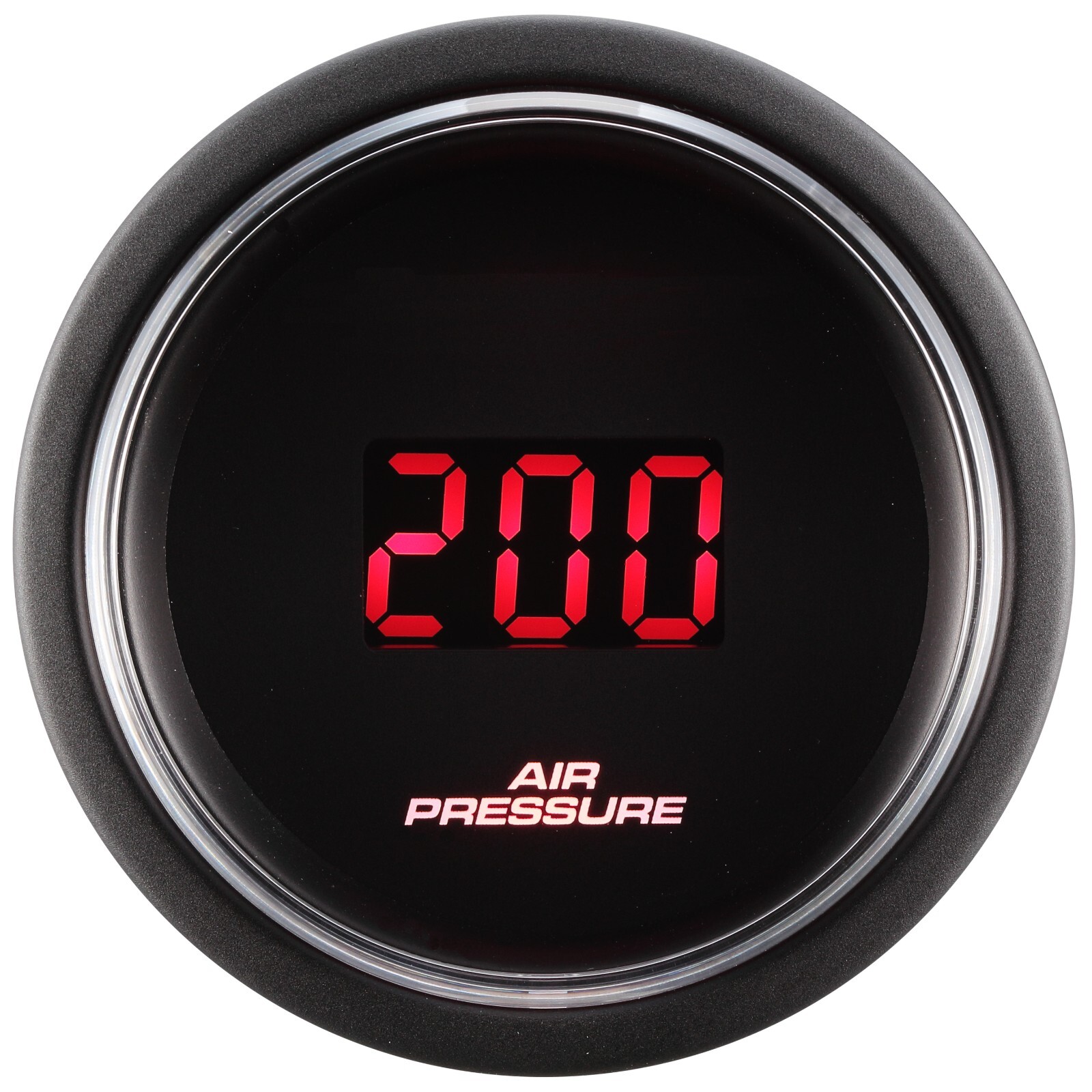 52mm Digital Air Pressure Gauge 200 PSI Blue & Red LED Air Ride Suspension