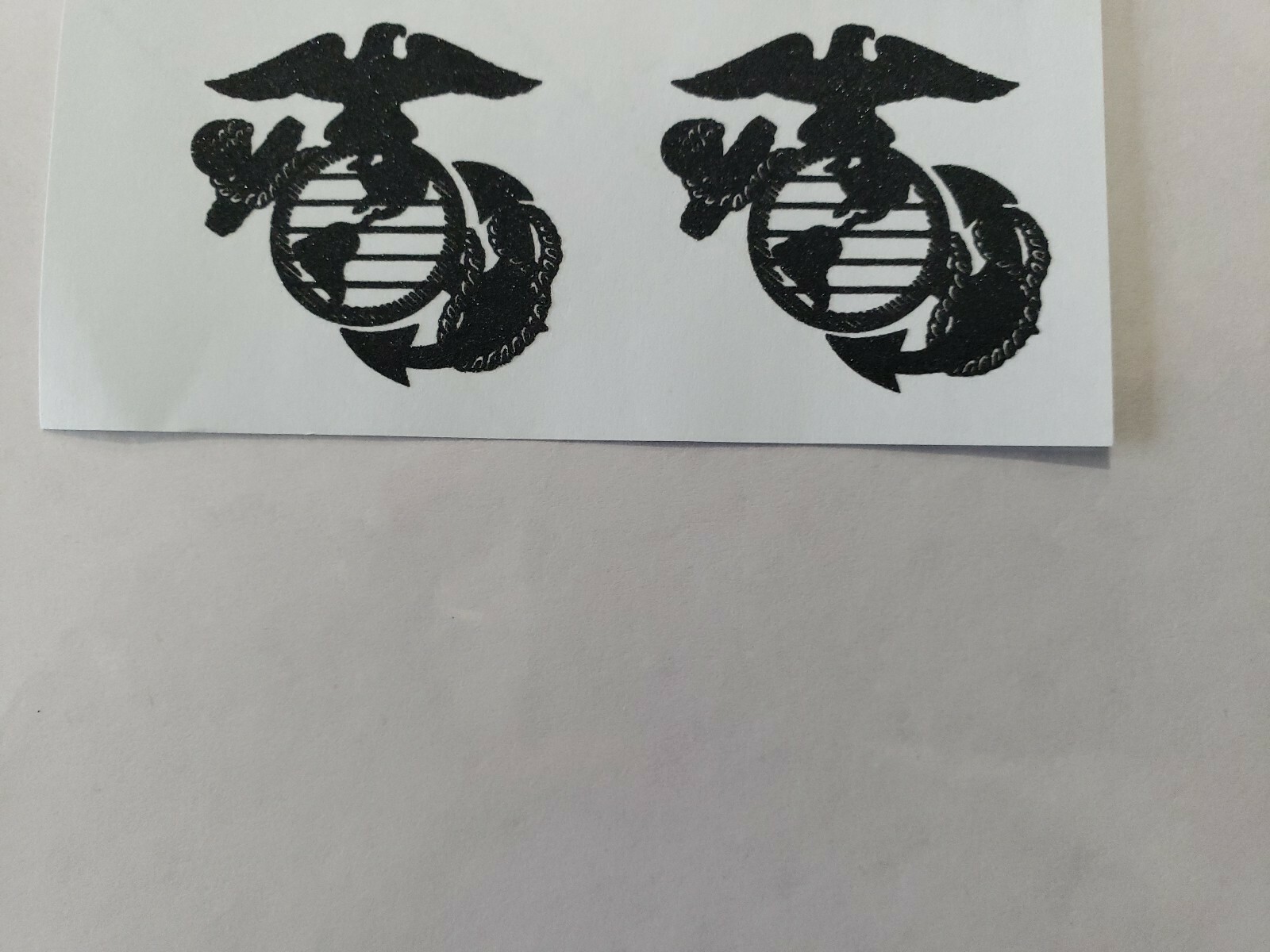 USMC TRANSFER PAPER IRON-ON 2 SHEETS with 4 Utility Iron-Ons & 4 EGAs for cover.