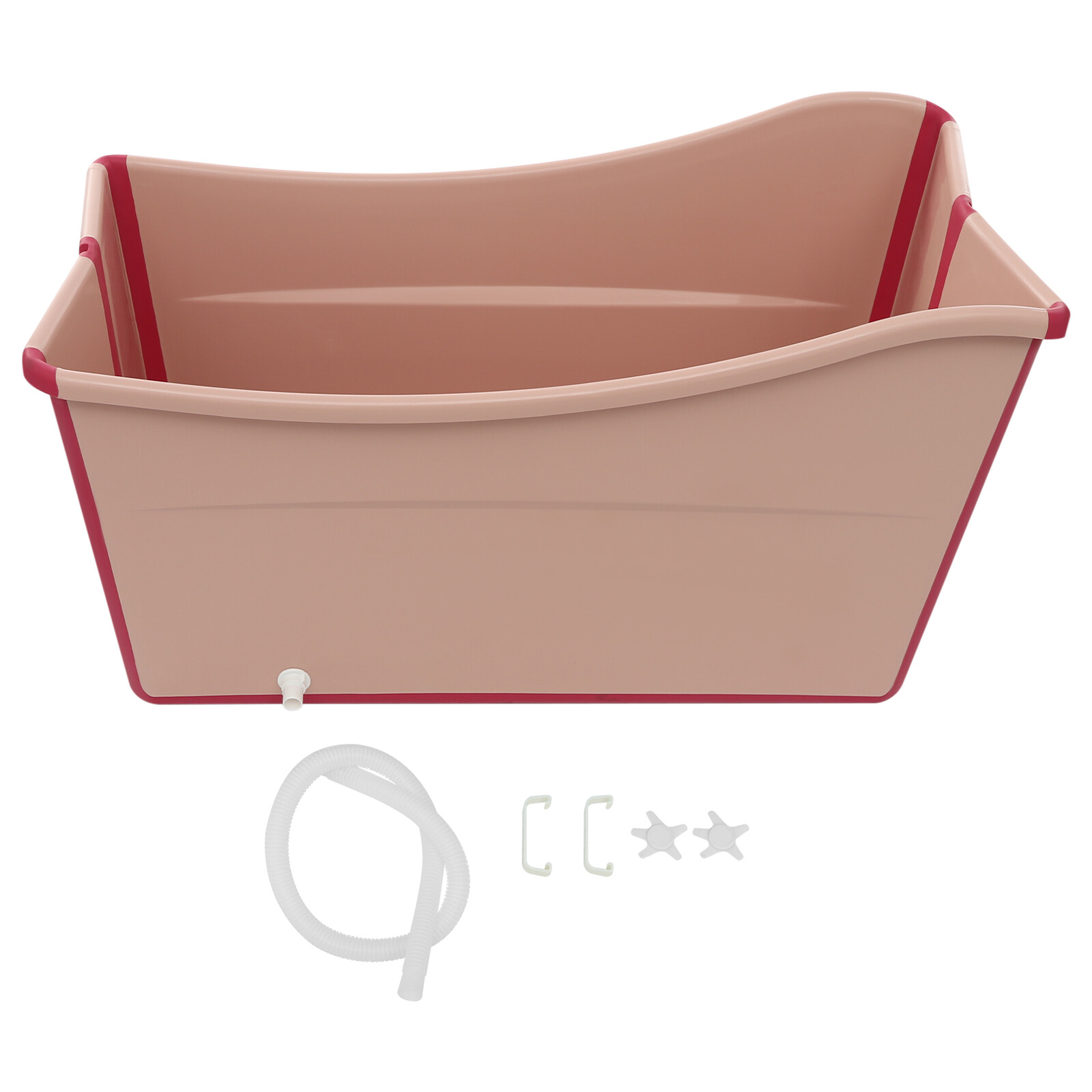 Portable Foldable Bathtub, Collapsible Children's Bathtub For Children Pink.
