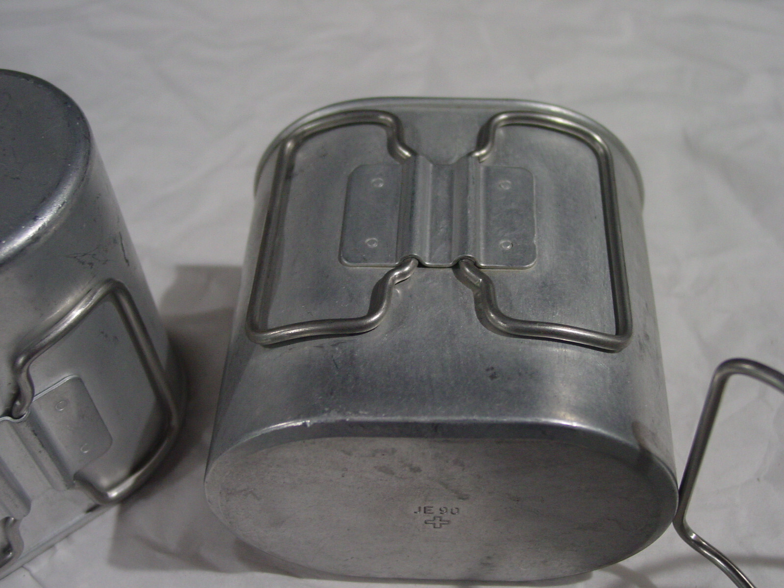 Original Swiss Army Military Canteen Drinking Cup M84 Mess Kit