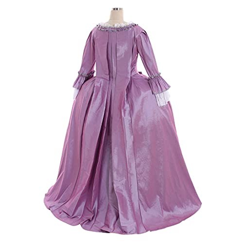 Women's Queen Marie Antoinette Rococo Ball Gown Gothic X-Large Purple