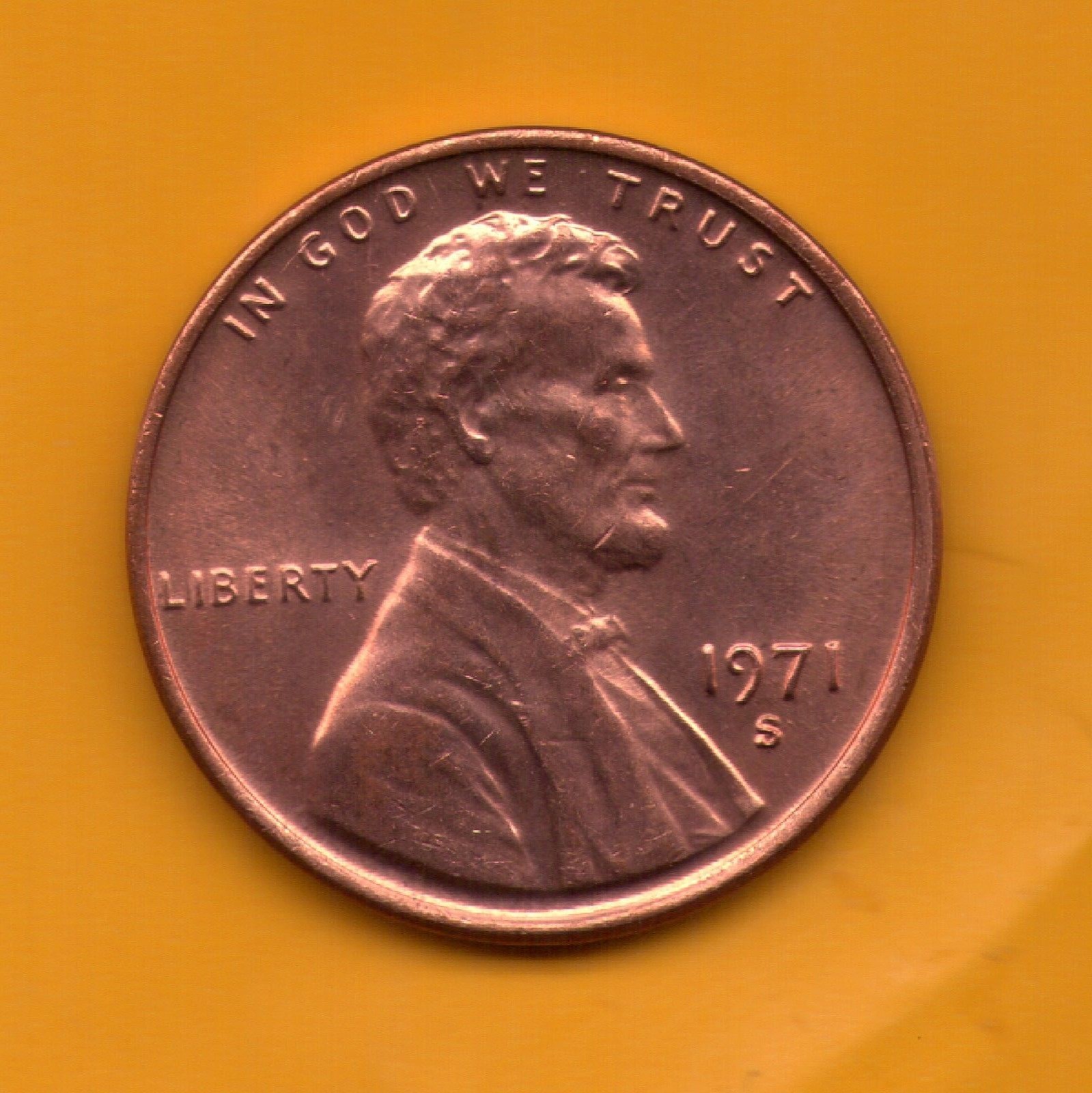 1971 S Lincoln Memorial Cent Coins Uncirculated