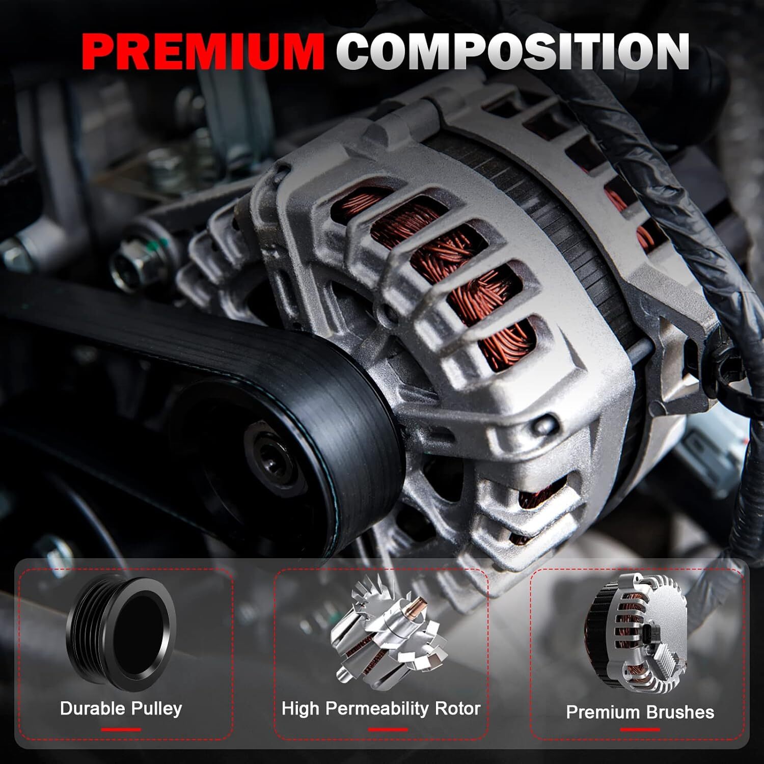 Alternator For Toyota Corolla 1.8L 2009 2010 2011 2012 2013 11385 11386 11577