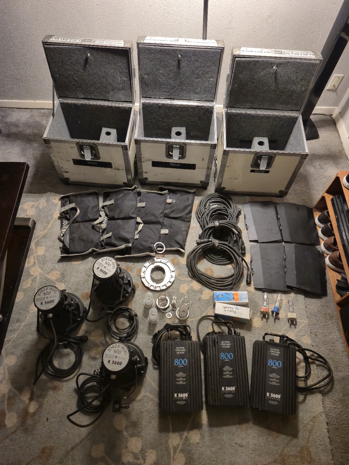 One K5600 Joker 800 HMI light kits Used Arri Apeture Bonus Free Shipping