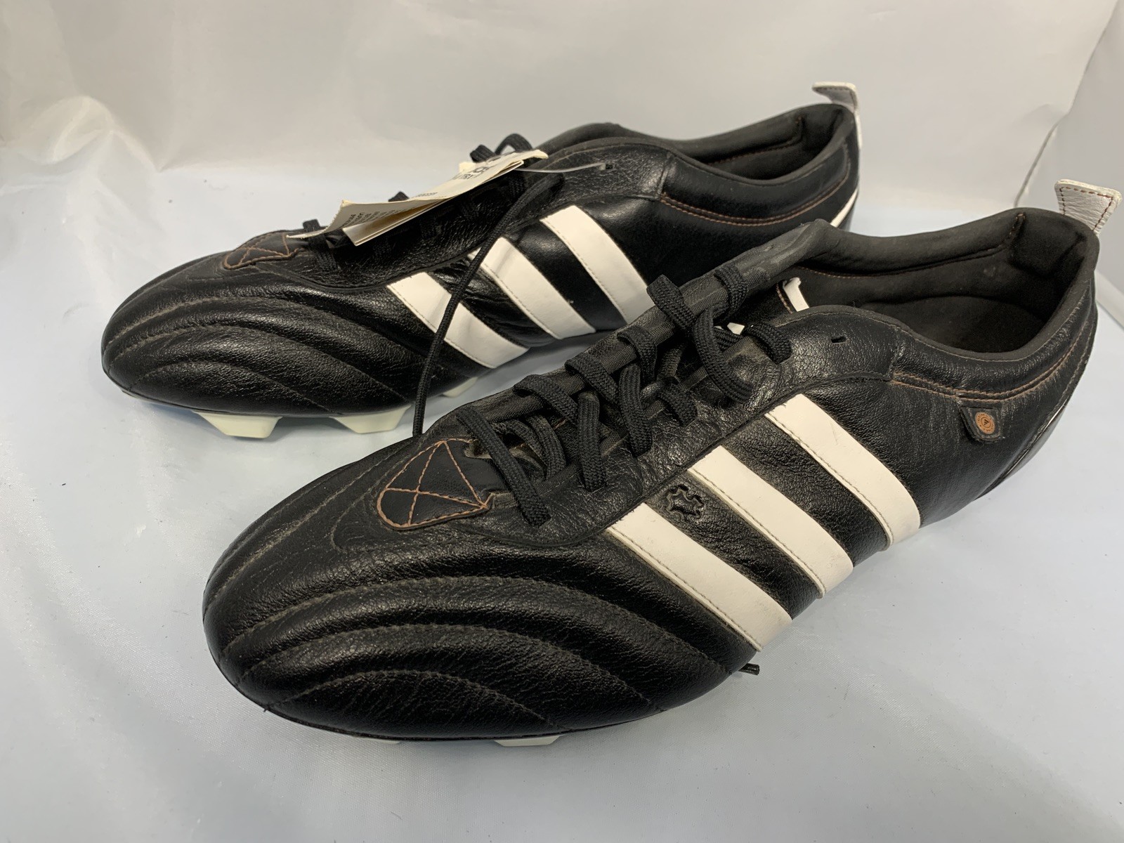 Adidas AdiPure Telstar II FG US 12.5 Black boots Cleats mens Football/Soccer