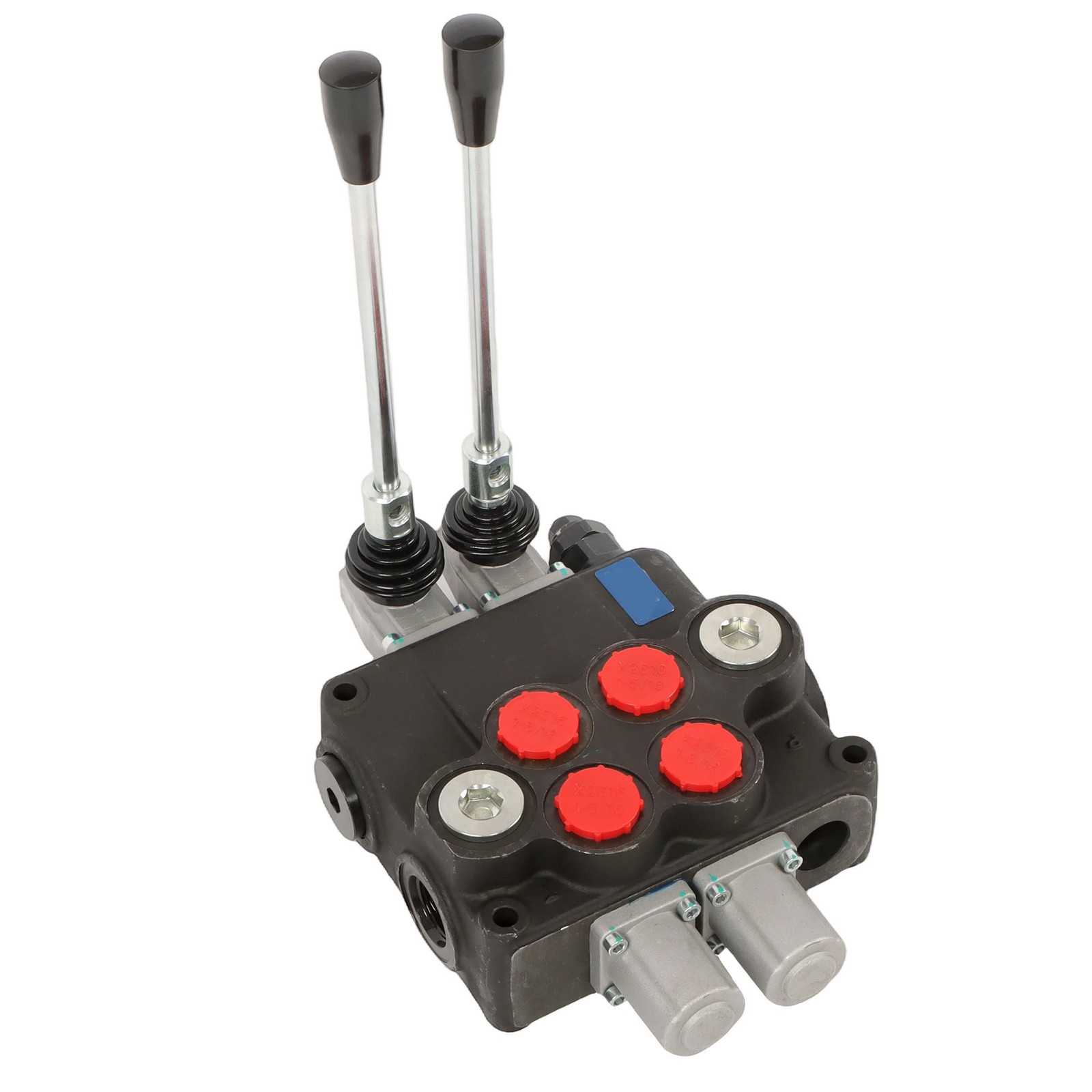 2 Spool Hydraulic Control Valve 32 GPM 3600PSI Open Center