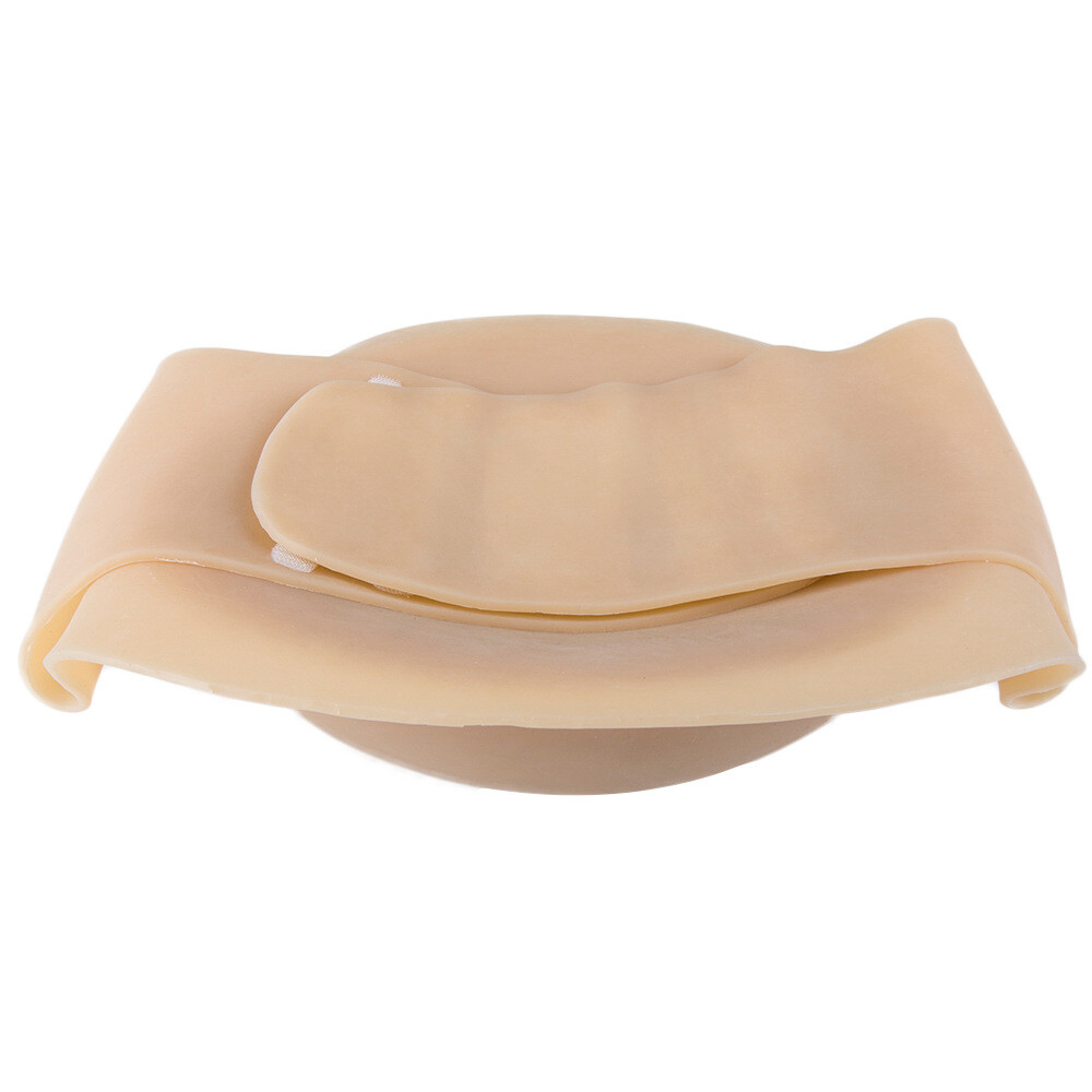 7200g Twin Silicone Belly Woman Pregnant Fake Belly Simulation Men's Beer Belly