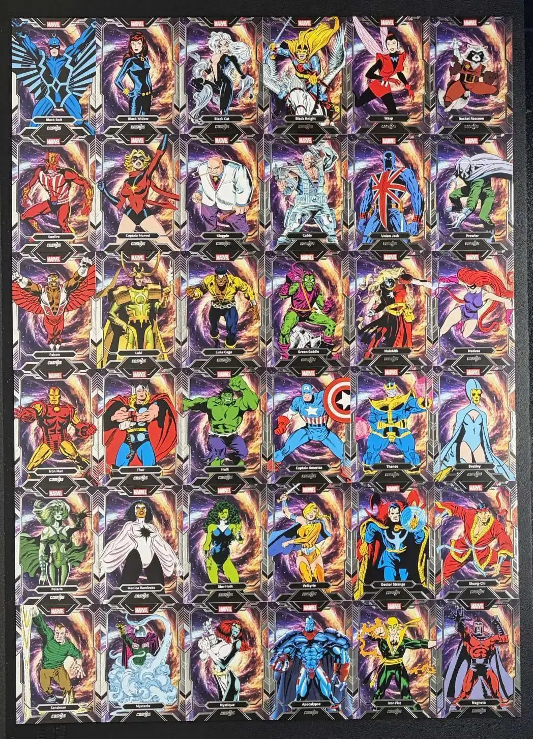 2025 Kakawow Cosmos Marvel Complete Set Full 1-108 Spider-Man Wolverine RQ62