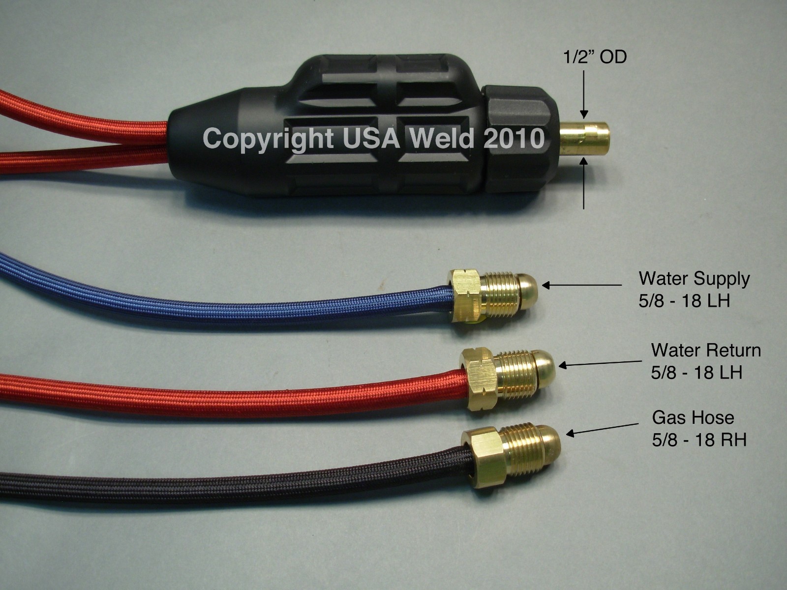25' WP-20 Water Cooled Tig Torch Package Miller Dynasty 200 Syncrowave 250DX