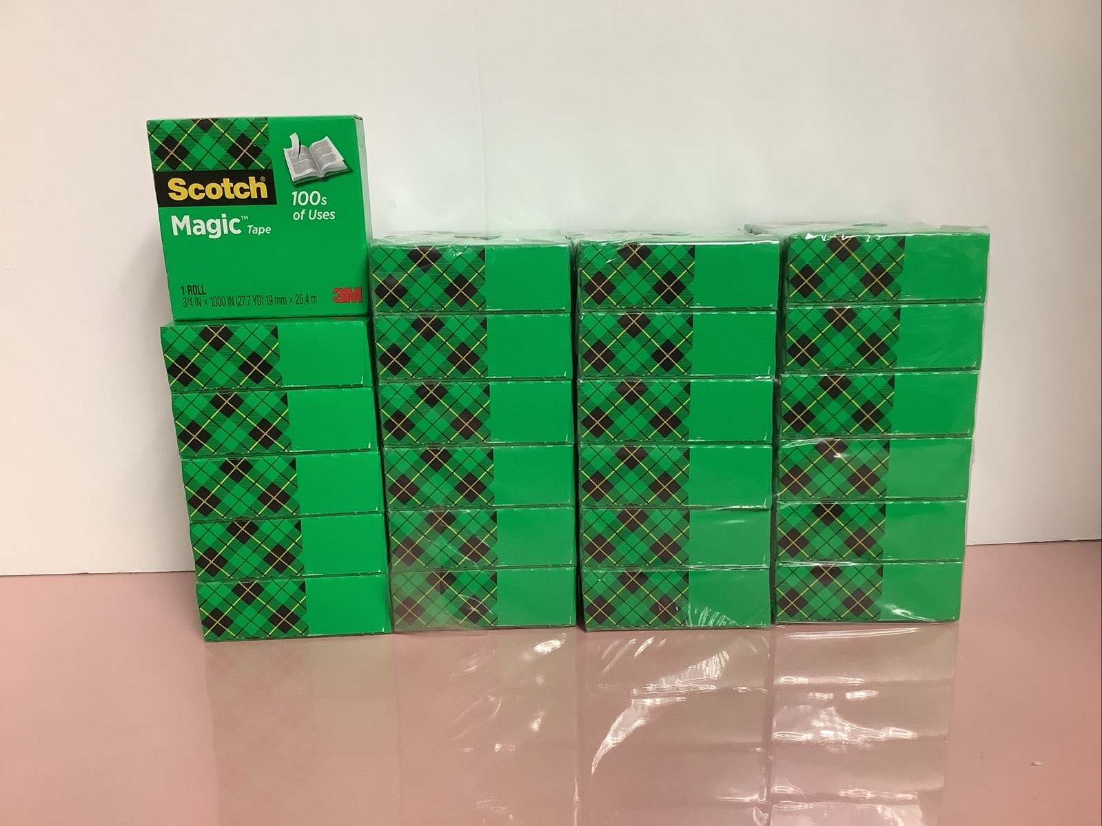 24 rolls Scotch Magic Tape, Invisible, 3/4 in. x 1000 in