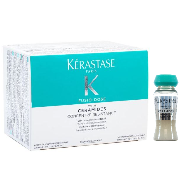 Kerastase Fusio Dose CONCENTRE RESISTANCE With Ceramides 10 vials 0.4oz/12ml