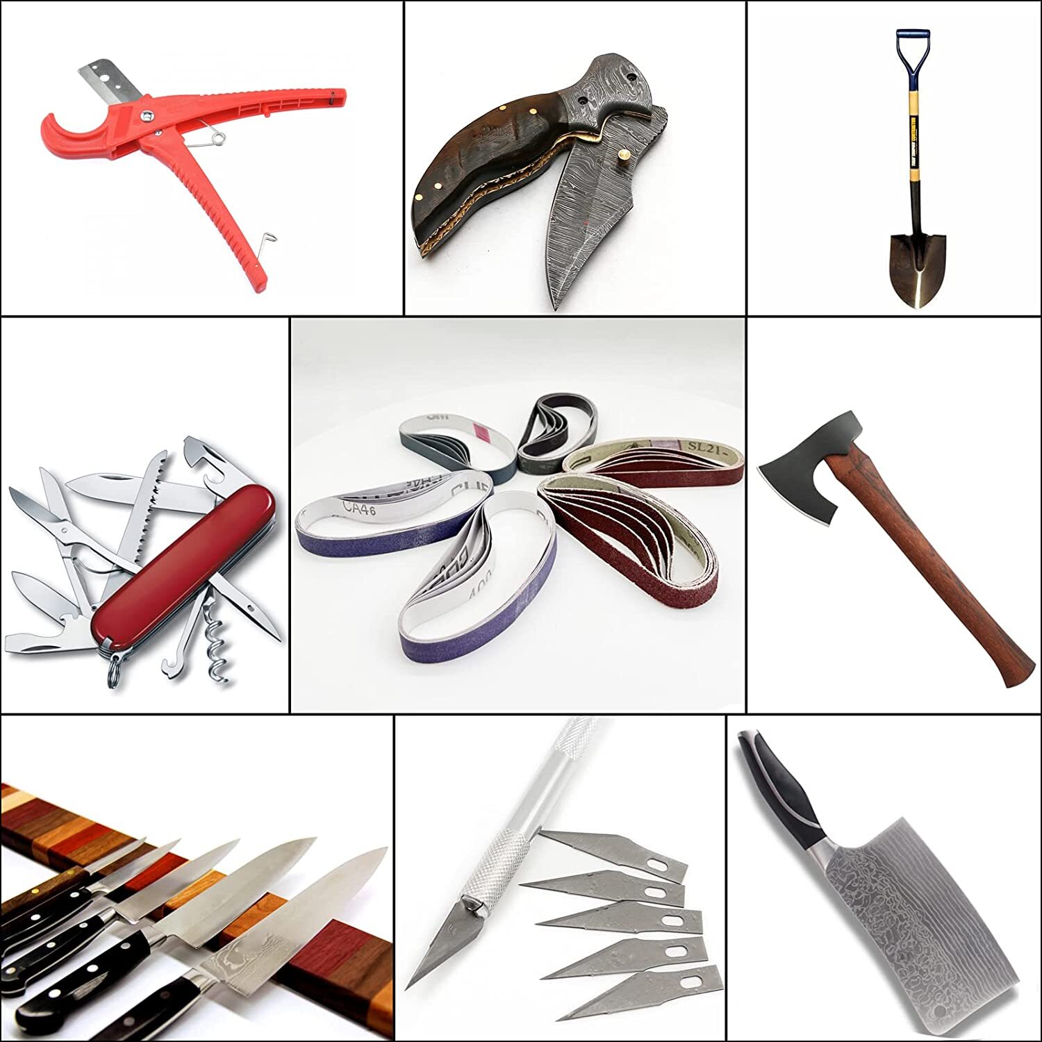 Replacement Belt Kit For Work Sharp Knife Tool Sharpener 80 240 6000 Grit Set