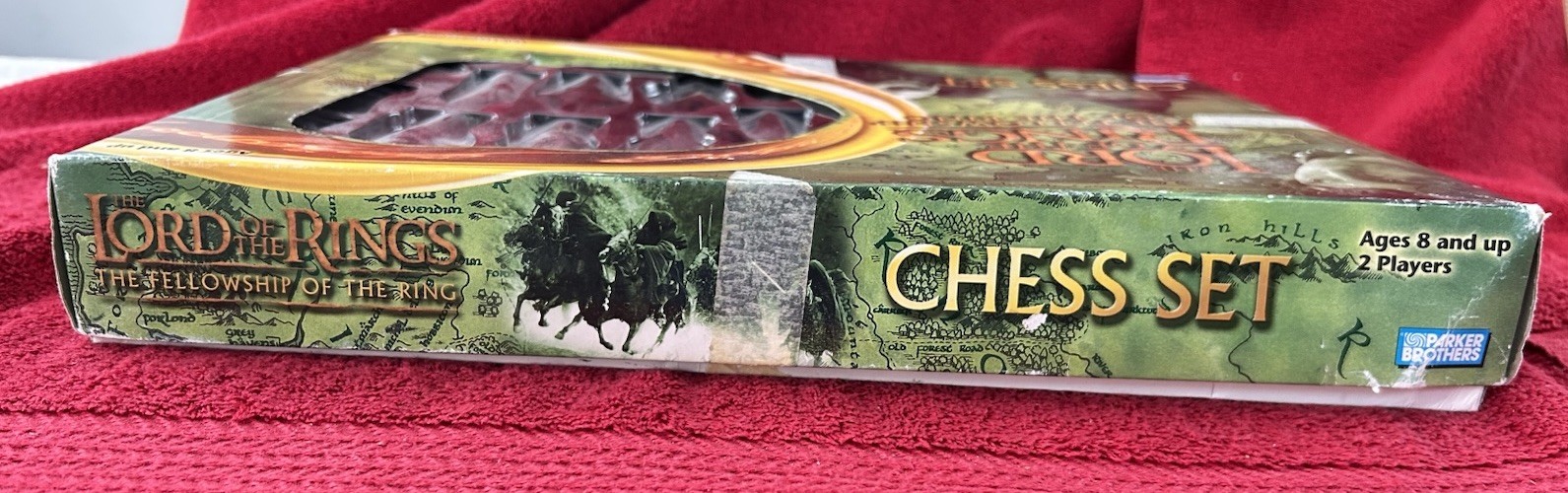 Complete Lord of The Rings Chess Set Game Fellowship Parker Bros LOTR Figures