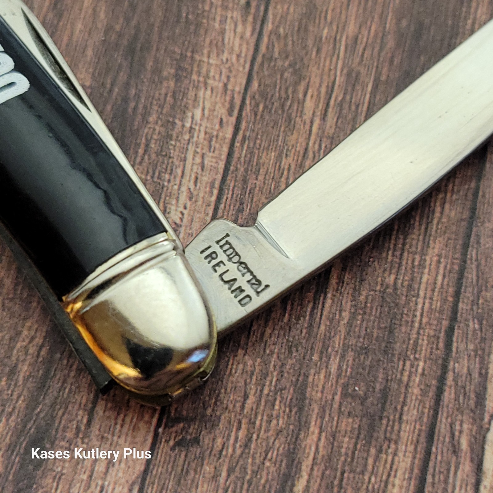 Imperial Jack Pocket Knife Made In Ireland Smooth Black Handles Lincolnwoods, IL