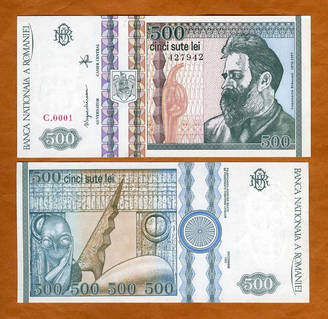 Romania, 500 Lei, December 1992, P-101a UNC