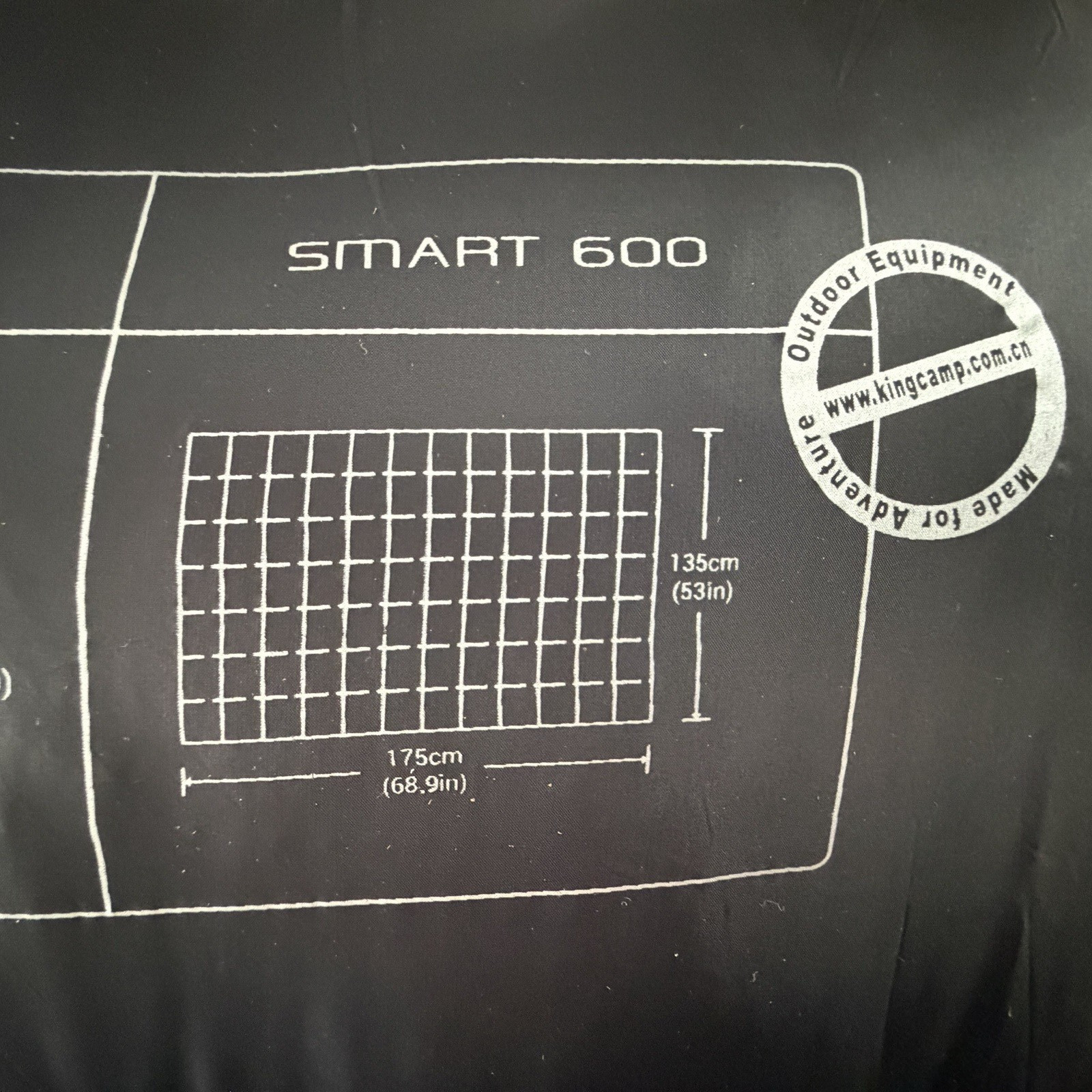 KingCamp Smart 600 Camping Blanket Ultralight Packable Down Alternative Red