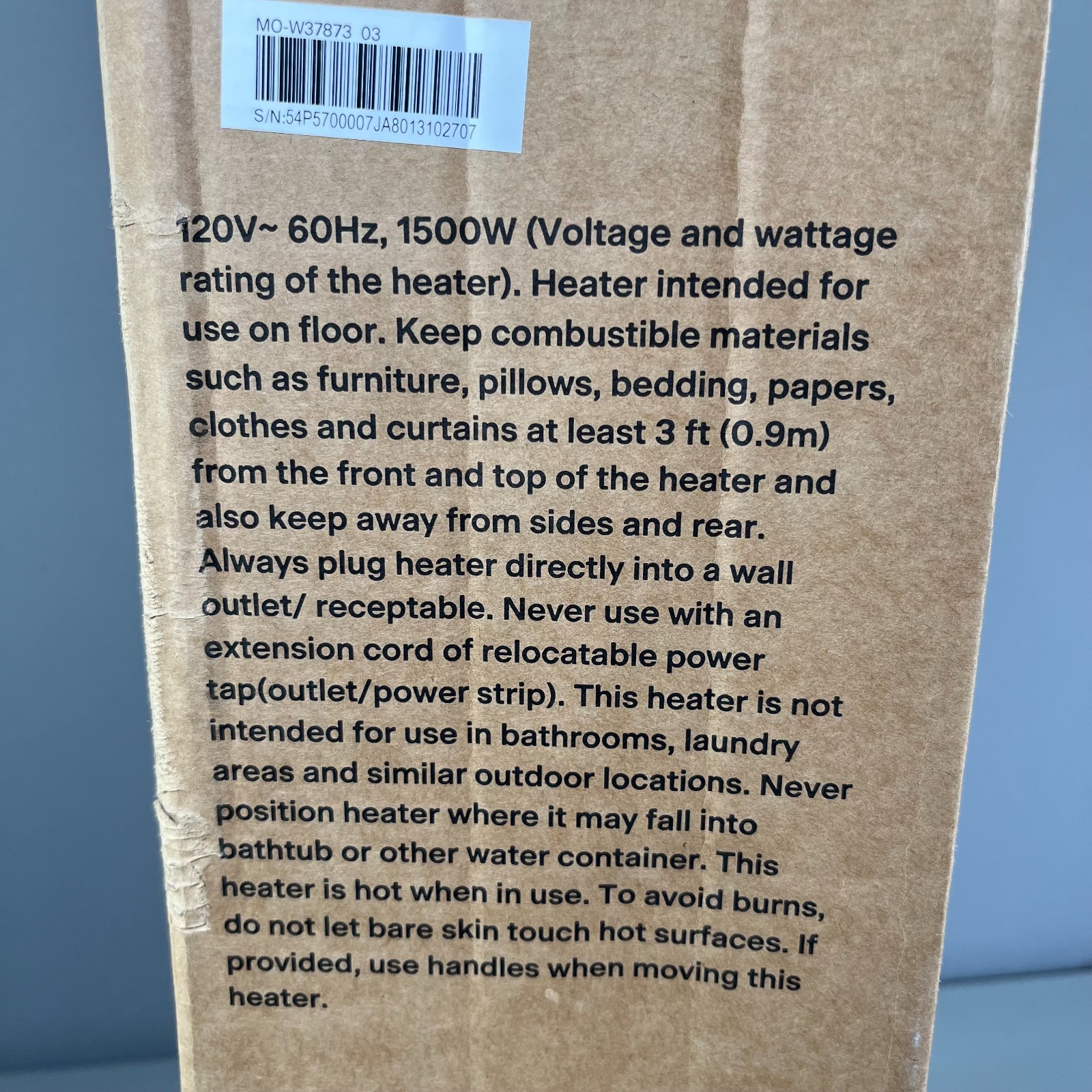 Pelonis PSH007JM1AWW 1500W Oil Filled Radiator Space Heater, White