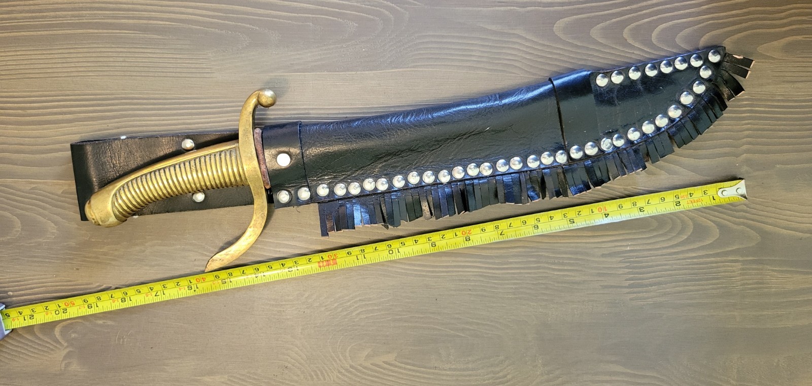 Modified WWI Era Spanish Sword/Saber dated 1900 With Custom Sheath!