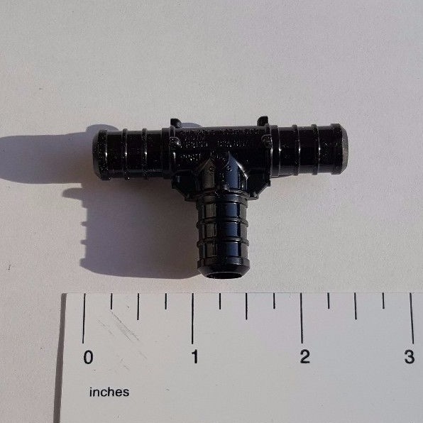 50 PIECES 1/2" PEX TEE POLY ALLOY LEAD FREE CRIMP PLASTIC FITTINGS - NSF, CUPC