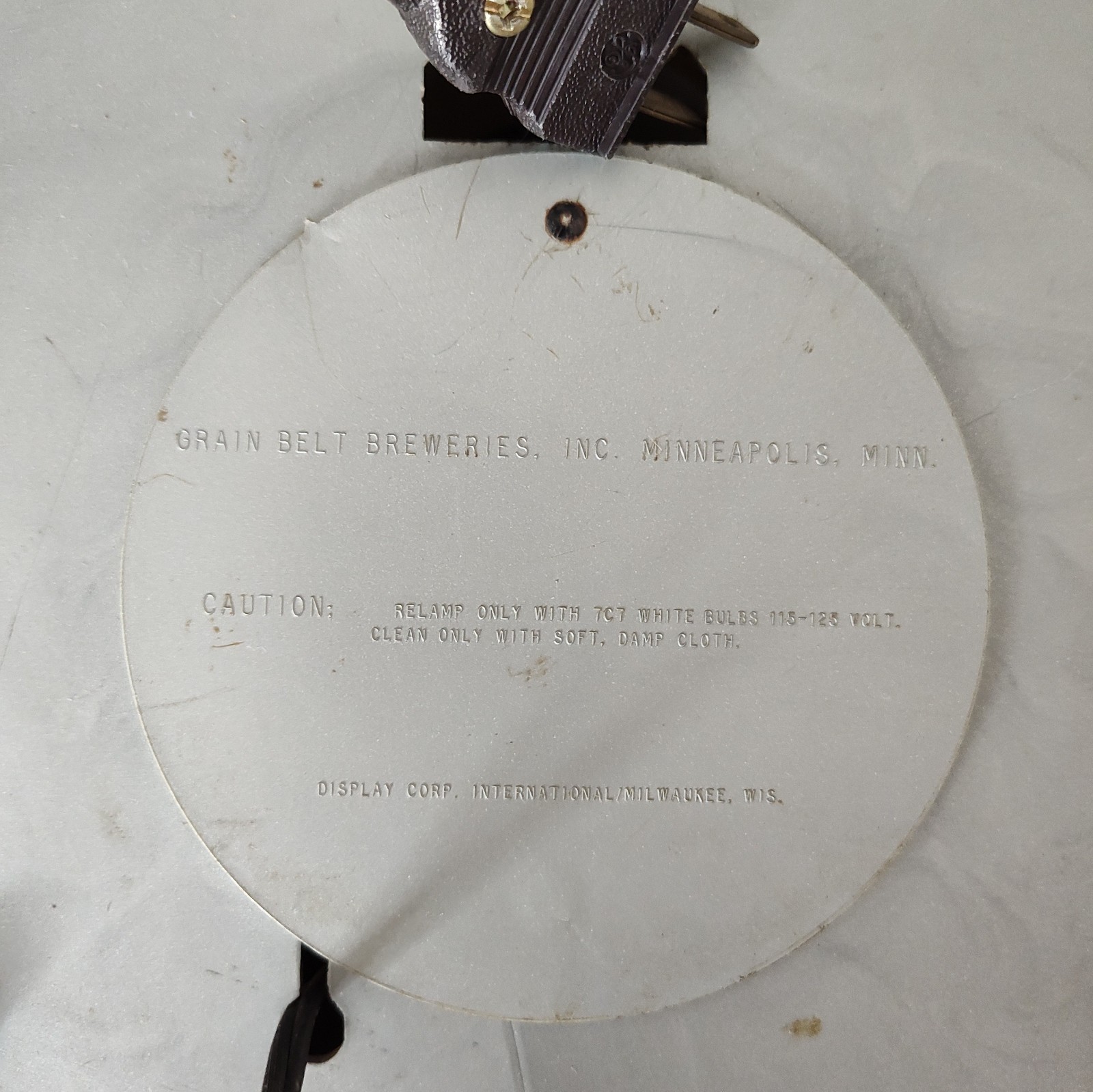 Grain Belt Beer Lighted Lantern Sconce Sign